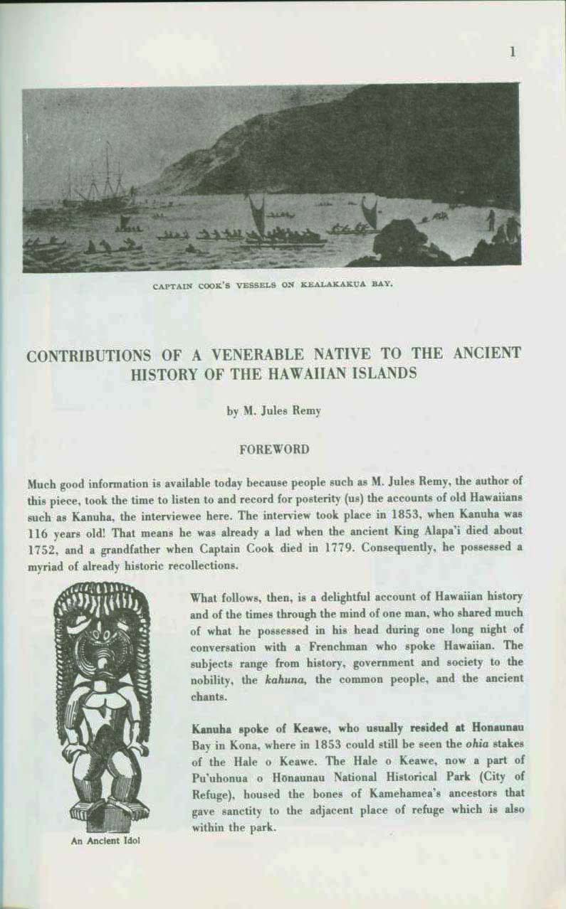 Contributions of a Venerable Native to the Ancient History of the Hawaiian Islands. vist0056a